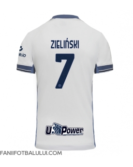 Inter Milan Piotr Zielinski #7 Tricou Fotbal Replică 2024-25 Barbati Deplasare